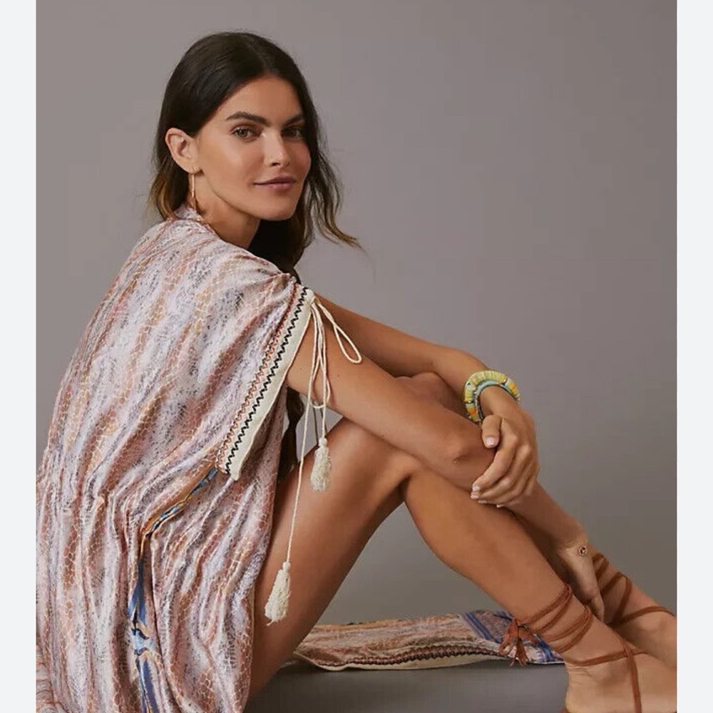 one size Elizabeth Gillett Anthropologie kimono NWT - Picture 1 of 5